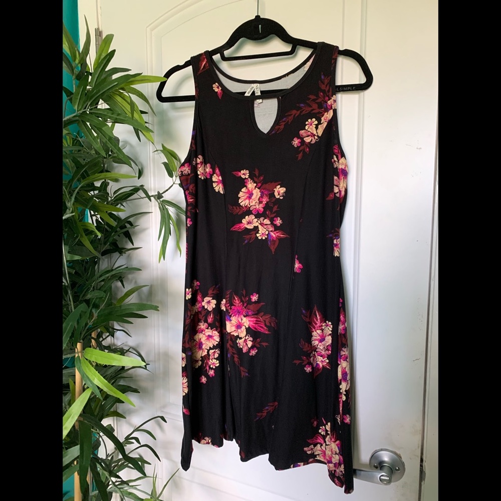 Mudd Black Floral Dress